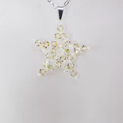 Pendant 30cm - Lyra-Silver Chain - Pendant 30cm - Laiton argenté